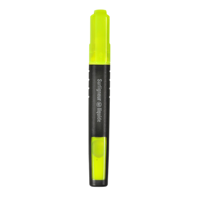 Surligneur fin encre liquide jaune