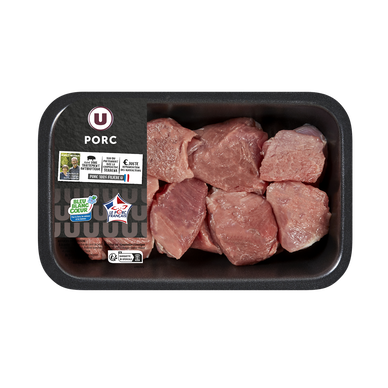Sauté de porc,  France, barquette, 500g