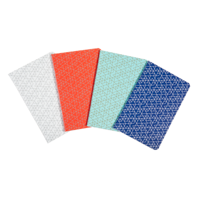 Carnet piqûre 11x17cm 5x5 80g 96 pages assortis