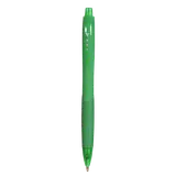 Stylo bille rétractable corps soft touch vert