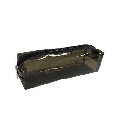 Trousse carrée PVC transparente - 21x26,5cm