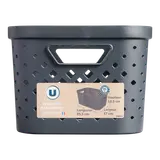 Panier de rangement gris - 4,5L