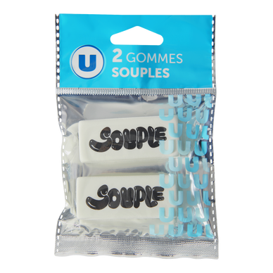 Gommes souples x2
