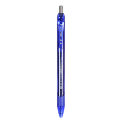 Stylo bille gel rétractable bleu