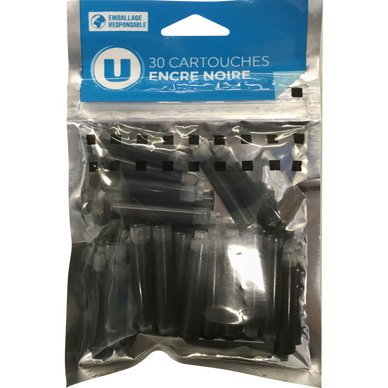 Cartouche d'encre courte noir x30