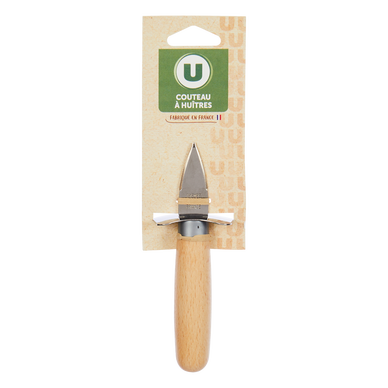 Couteau à huître avec manche en bois