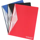 Cahier brochure 24x32cm 192 pages 90g 5x5-couverture vernie-3 colorisassortis