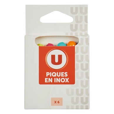 Piqueniversel en inox - x6
