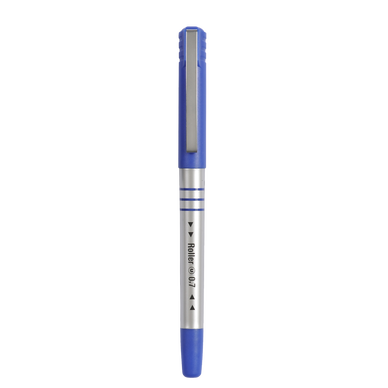 Stylo roller pointe moyenne 0,7mm bleu