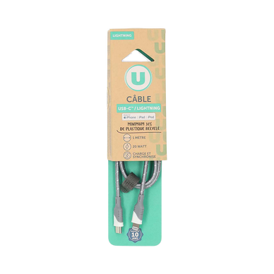 Câble U lightning/USB-C 1m 20w TXT NE406