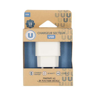 Chargeur secteur U USB-A 18w PD