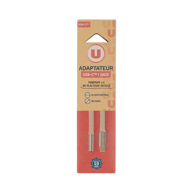 Adaptateur U USB-C M/jack F NE444 8cm