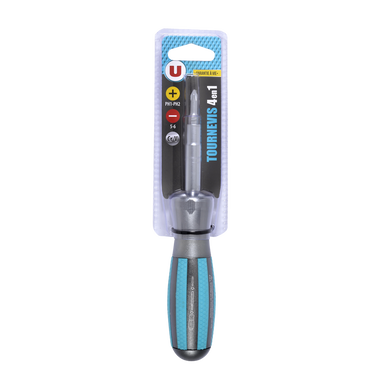 Tournevis multi-embouts 4 en 1