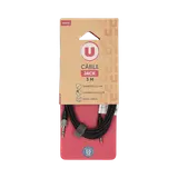 Câble jack U 3,5m/m 3m