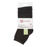 Lot de 3 paires de socquettes femme coton bio