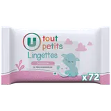 Lingettes bébé sensitive U TOUT PETITS x72