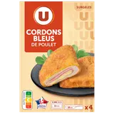 Cordon bleu de poulet surglé U x4 400G