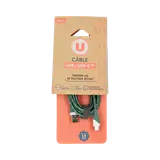 Câble USB-A/USB-C U NE432 textile 3m 20w