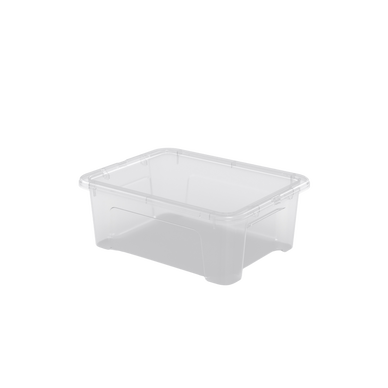 Boîte de rangement + couvercle 17L transparent