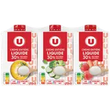 Crème entière liquide UHT 30%MG - 3 briques de 20cl