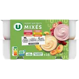 Yaourt brassé sucré fruits mixés - 16x125g