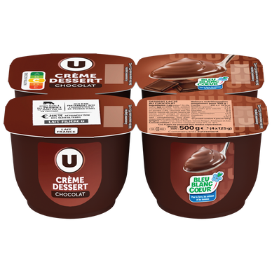 Crème dessert au chocolat  4x125g