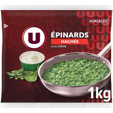 Épinards hachés crème U 1kg