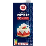 Crème UHT liquide  entière 35%MG - Brique 1L