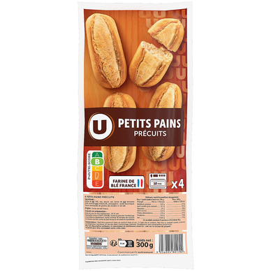 Mini pains précuits  4 pièces, 300g