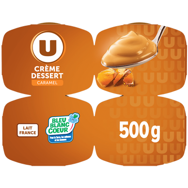 Crème dessert saveur caramel  4x125g