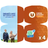 Crème dessert saveur caramel  4x125g