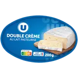 Fromage double crème au lait pasteurisé  30% MG, 200g
