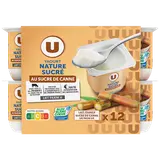 Yaourts nature sucrés  12x125g