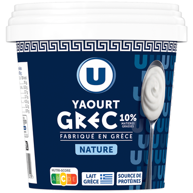 Yaourt grec nature 10%MG 1kg