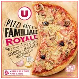 Pizza familiale royale cuite au feu de bois  570g
