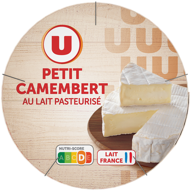 P'tit Camembert au lait pasteurisé  20%MG, 145g