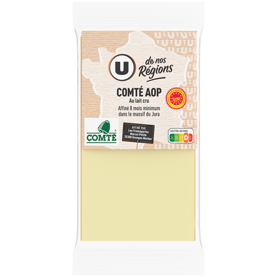 Comté AOP au lait cru 8 mois mini d'affinage, 35%mg, 250g