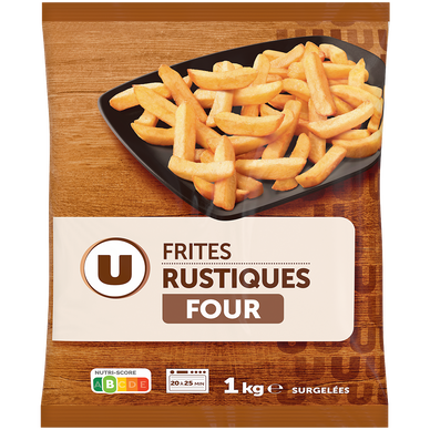 Frites rustiques au four - 1kg