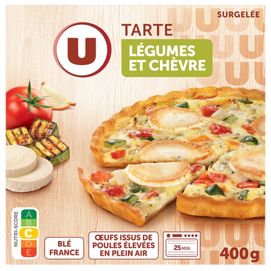 Tarte Légumes et Chèvre U 400G