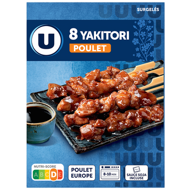 Yakitori poulet x8 210g