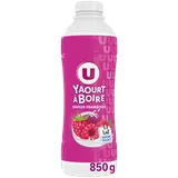 Yaourt à boire parfum framboise  bouteille de 850g