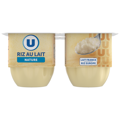 Riz au lait nature  4x115g