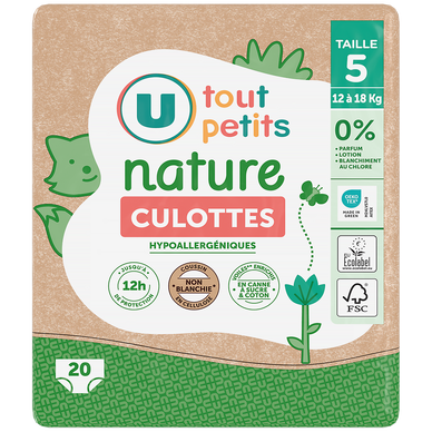 Couches-Culottes bébé tailles 5 12-18kg X20