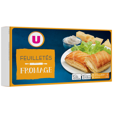 Feuilleté fromage  8x65g  -  520g