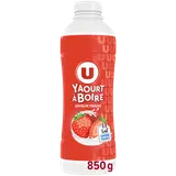 Yaourt à boire sucré parfum fraise  bouteille de 850g