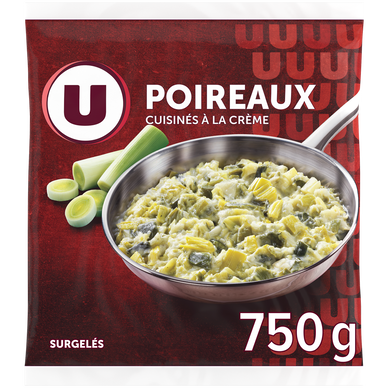 Poireaux à la crème 750g