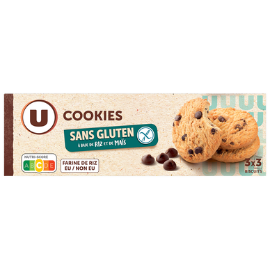 Cookies pépites chocolat sans gluten 150g