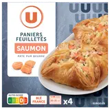 Paniers feuilleté aux 2 saumons - 4x100g