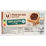 Pain de mie nature sans gluten sans lactose, 350g
