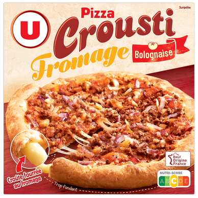 Pizza crousti fromage bolognaise  470g